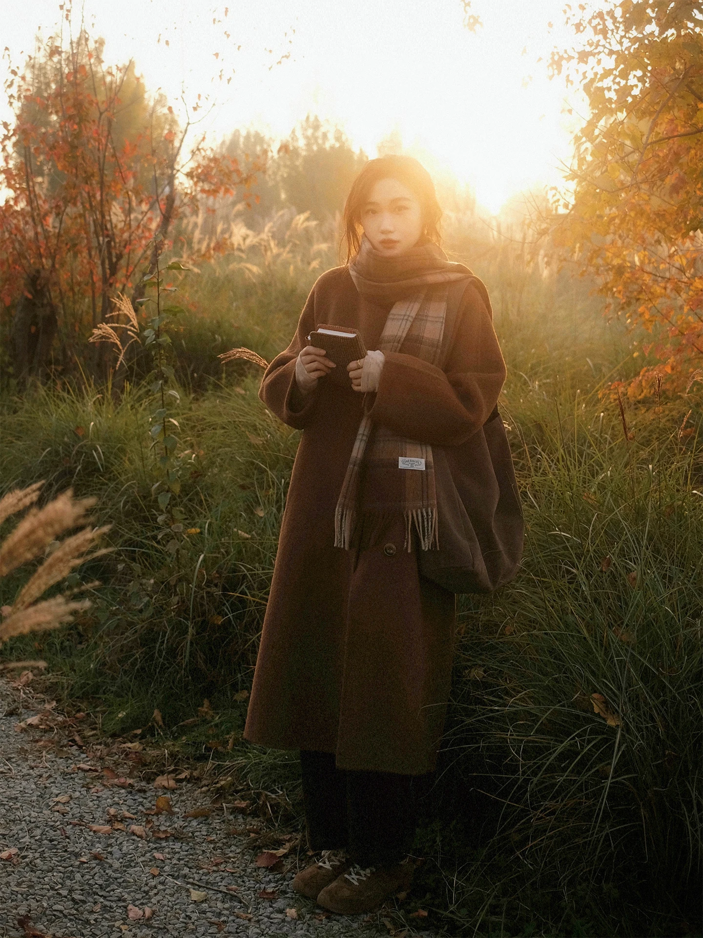 

Новое шерстяное пальто MOR New Evening Maple двустороннее, женское, средней длины, с воротником-стойкой, в стиле Хепберн, утепленное, с длинными рукавами