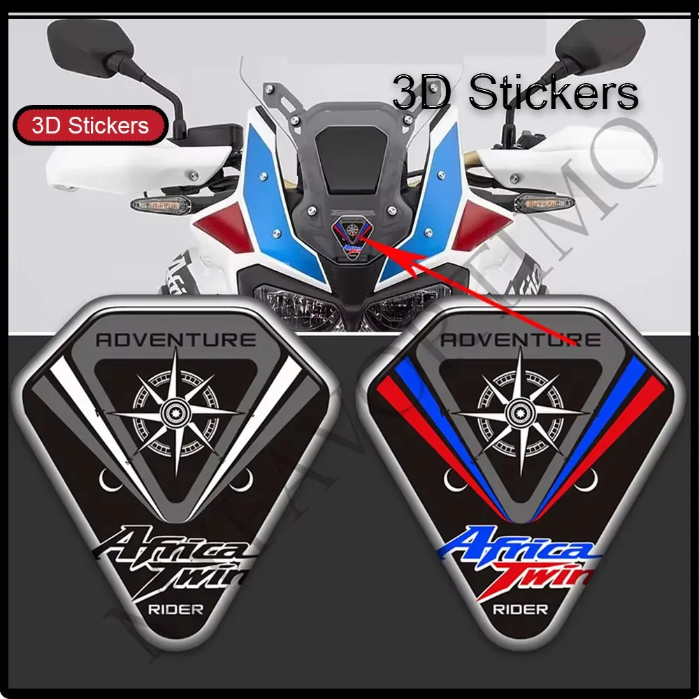 

For AfricaTwin Africa Twin CRF1000L CRF 1000 1100 L 1100L Tank Pad Gas Fuel Oil Kit Knee Trunk Luggage Windshield Stickers