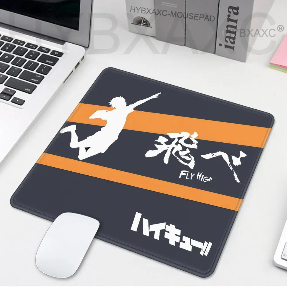 Anime H-haikyuu Mouse Pads Cute Desk Mats Small Black Gaming Accessories Mouse Mat Gamer Surface for Computer Mouse