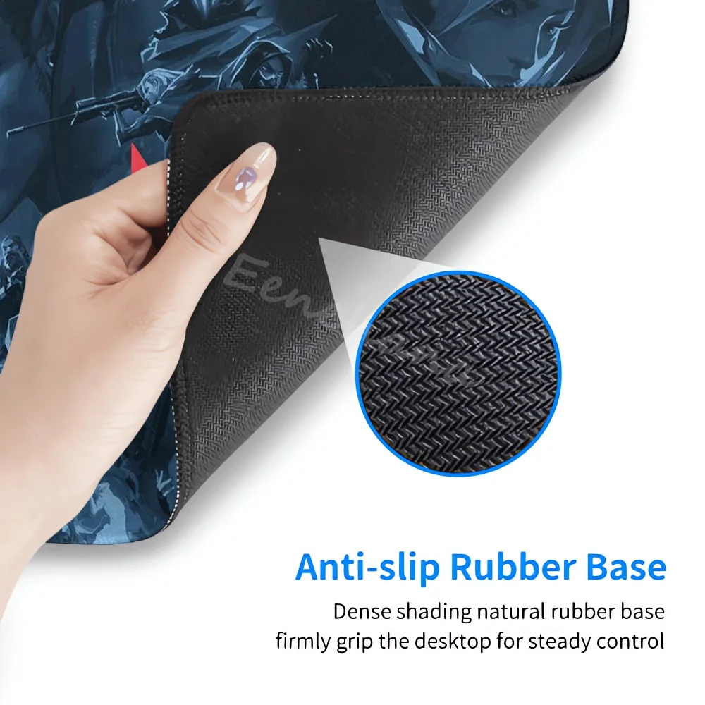 Gaming cartoon Valorant Mouse Pad XS Small E-sports Mousepad For PC Gamer Desktop Decoration Office Mouse Mat Rubber Deskmat Rug