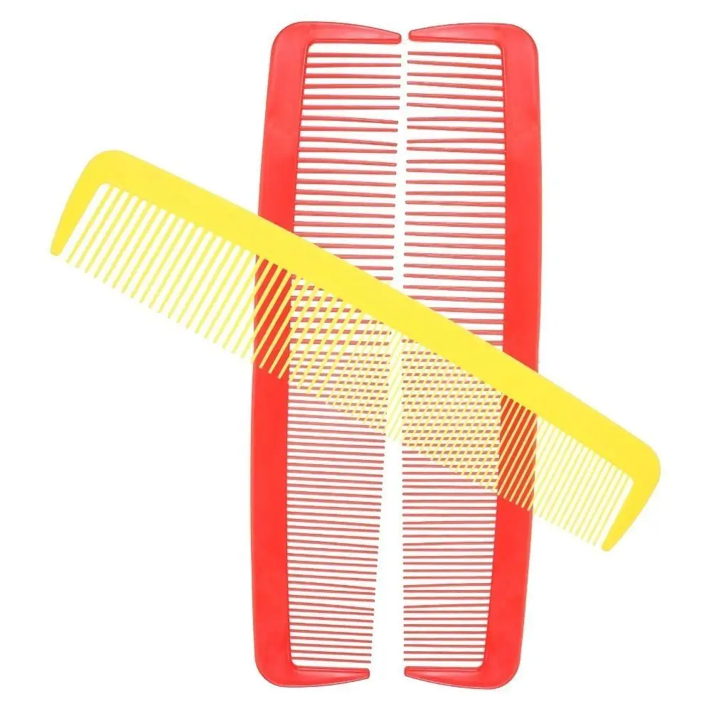 Portable Lightweight Halloween Big Comb Masquerade Decoration Plastic Wide Tooth Comb Compact Delicate Giant Big Comb Props