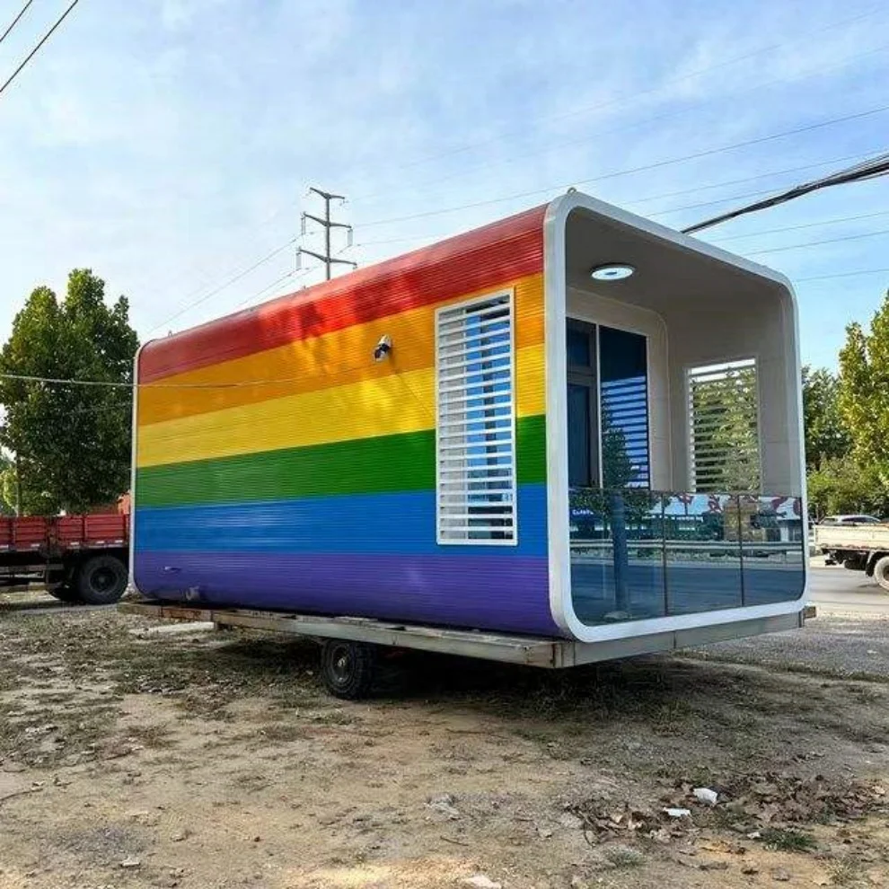 Luxury 20FT 40FT Modular Shipping Prefab Container Office Portable Apple Home Tiny Cabin House