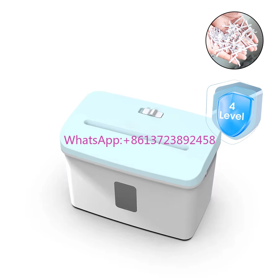 

14-Sheet A4 Portable 22L Capacity 60Min Runtime P-4 Security Level Paper Shredder for Home & Office Use