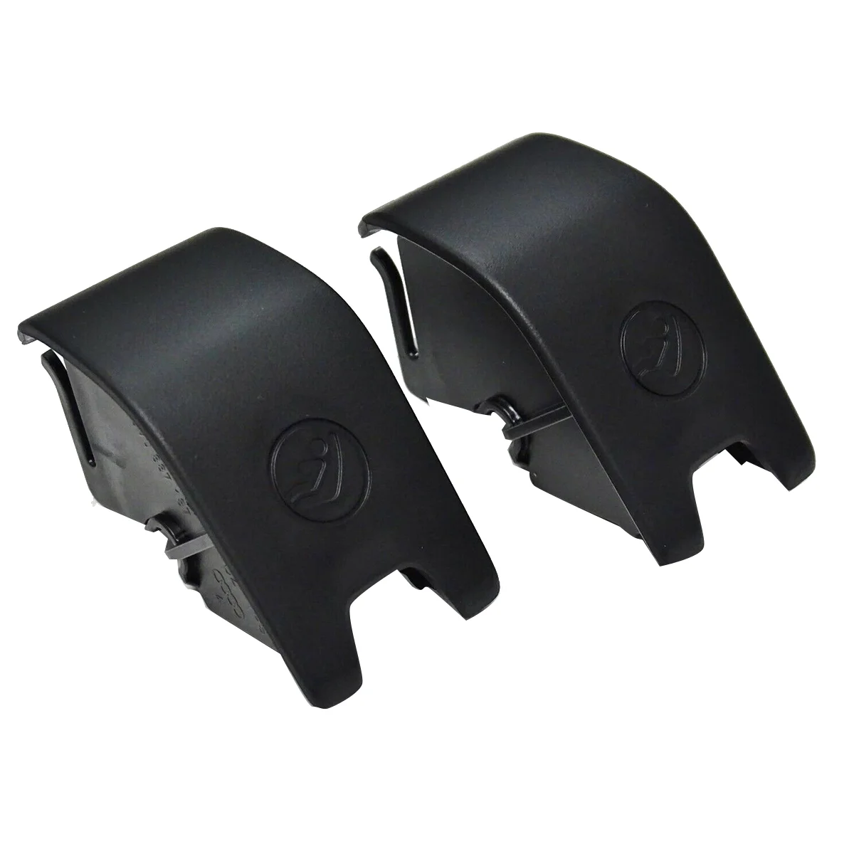 Assento de carro gancho ISOFIX Cover Trim, retenção de criança, slot Isofix preto, 8V0887187, Audi A3 V8 2015-2023, 1 par, 8V0887187