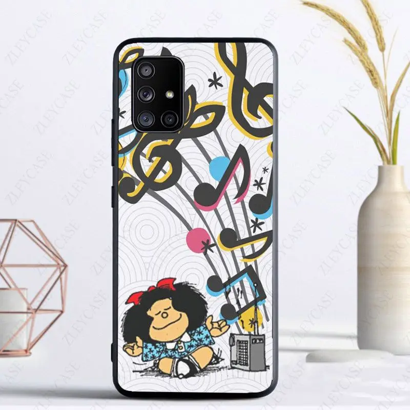 Coque Mafalda Phone Cover For samsung Galaxy A14 A53 A13 A12 A21S A30S A40 A22 A23 A32 A34 A50 A51 A52S A54 A70 A71 A73 5G cases