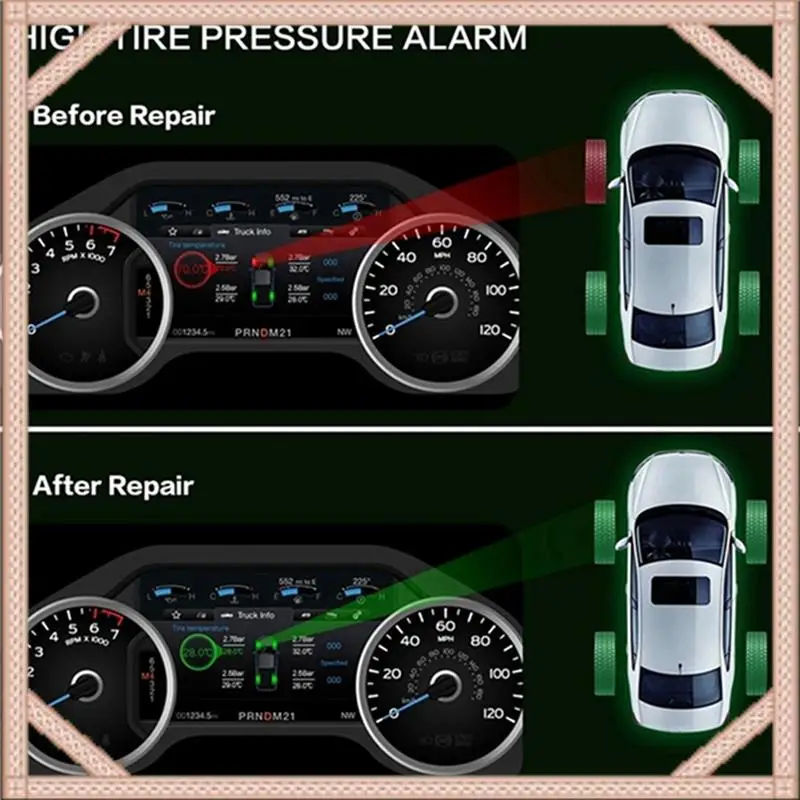 

4Pcs Programmable MX Sensor For Autel Tool TS408 TS508 ITS600 315MHZ+433Mhz 2 In 1 TPMS Tire Pressure Sensor Monitor