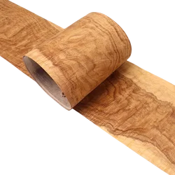 Natural Wood Veneer Africa Bubinga for Furniture Hotel Decor about 40x250cm Backing with Fleece