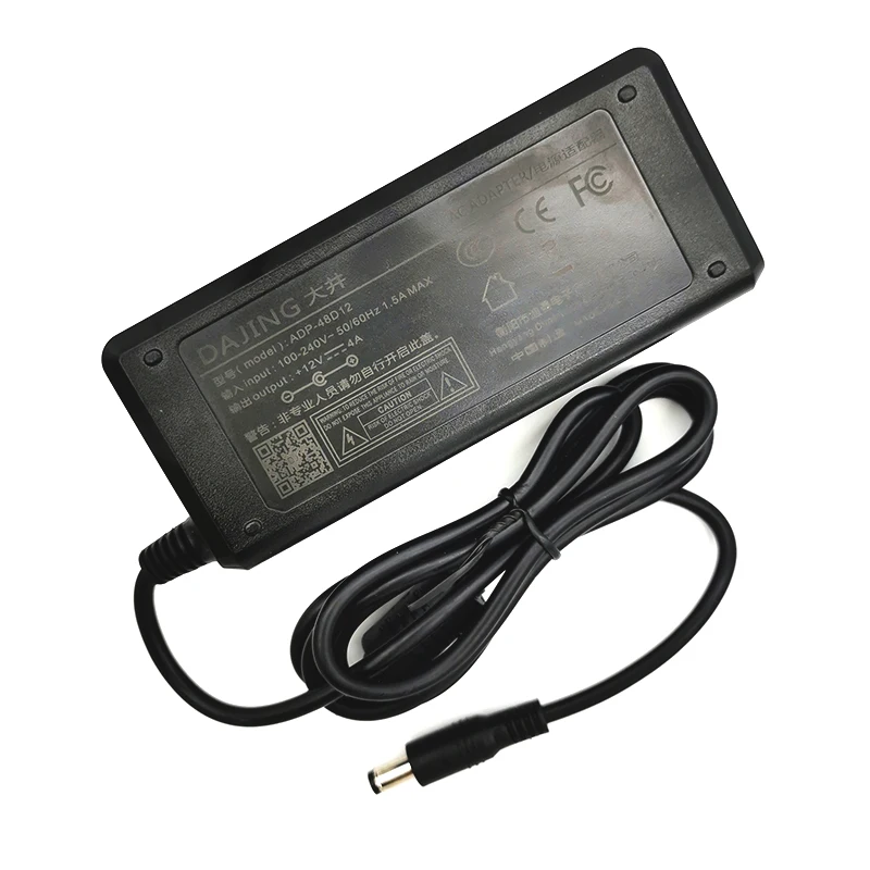 Asli DAJING ADP-48D12 ADP-48D2 Adaptor Daya Dajing Power 12V 4A Power Supply Cocok untuk TV Monitor Komputer