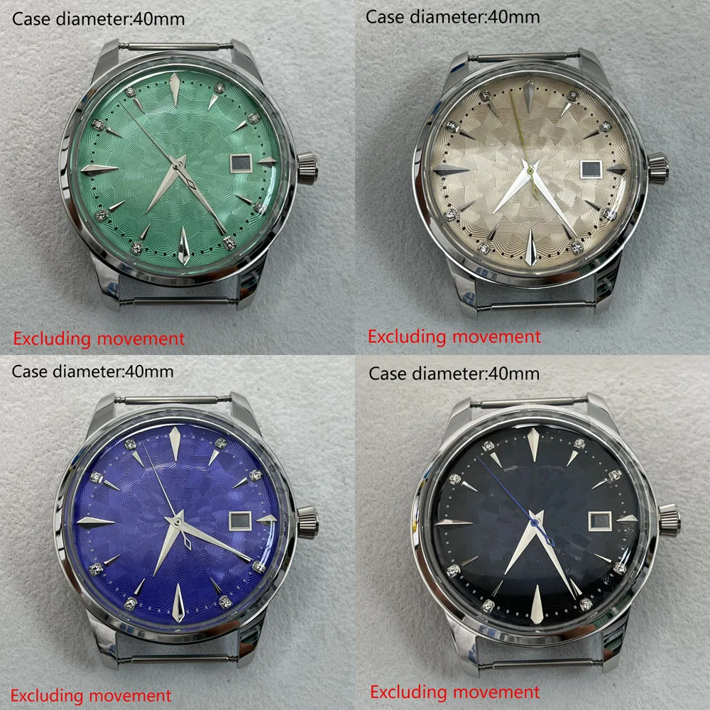 Custodia PRESAGE da 40 mm con quadrante PRESAGE da 35 mm nh35 e cinturino in pelle PRESAGE adatta per orologi con movimento automatico NH35 SRE007J1