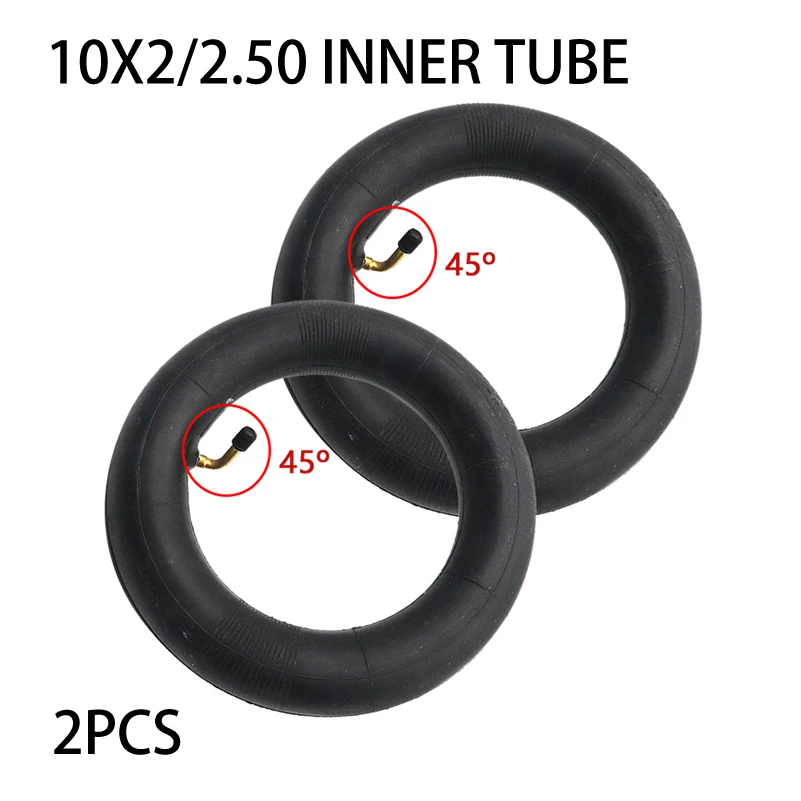 

Внутренняя трубка 10x2/2,50 с изогнутым/клапаном для трехколесного велосипеда Schwinn, детская трехколесная коляска, скутер 10 дюймов