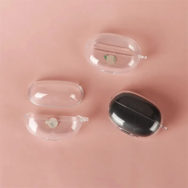 Skinlee ? coque transparente en Silicone souple pour EarFun Clip 2, coque arri�re transparente pour t�l�phone EarFun Clip 2