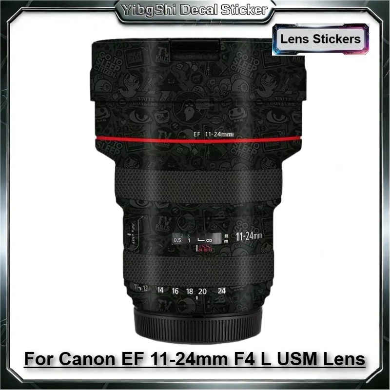 

Защитная наклейка для объектива Canon EF11 24 F4, защитное покрытие для объектива Canon EF 11-24mm F4 L USM, защита от царапин