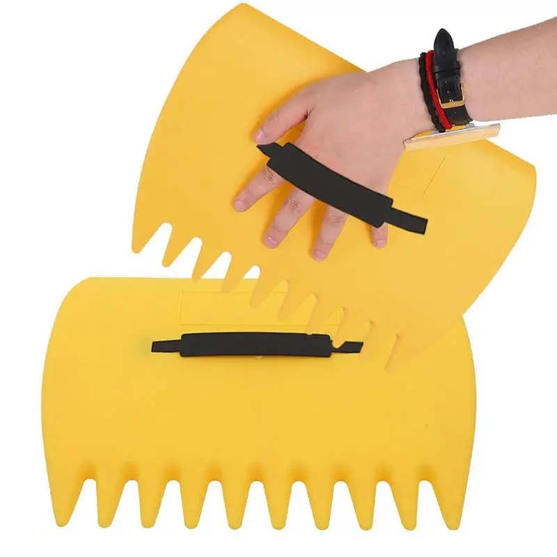 

Leaf Scoops And Claws Ergonomic Leaf Grabber Portable Rake Yard Leaf Clamps Outdoor Hand Rake Claw For Scooping Leaves Gadgets