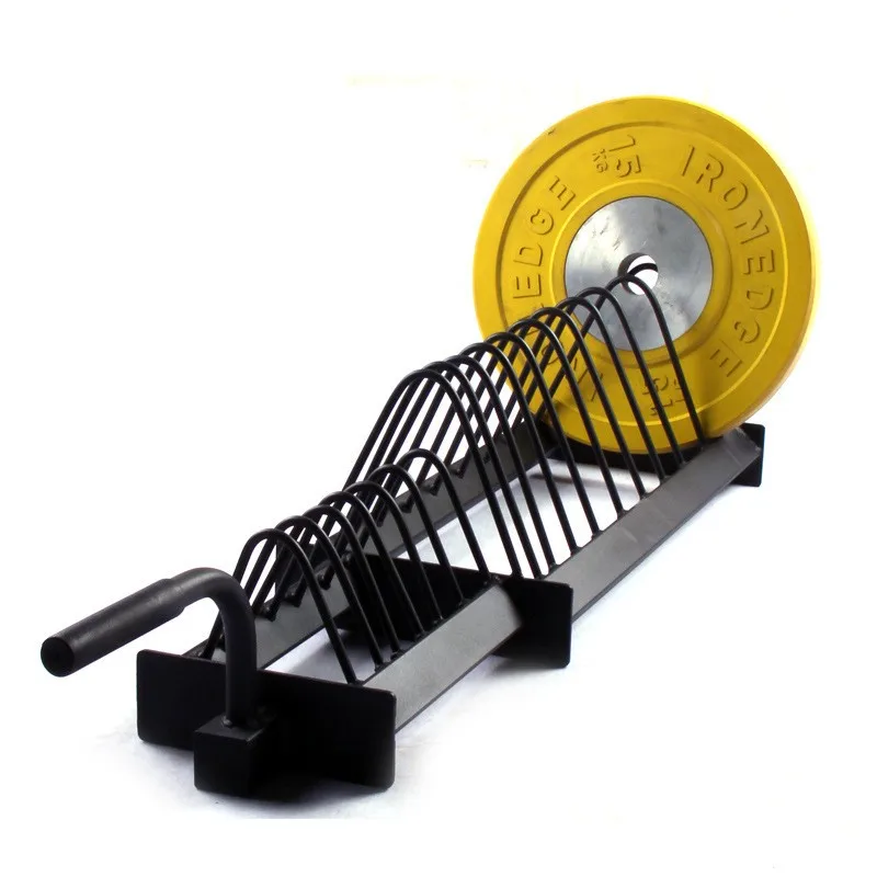 Gym Equipment Power Weightlifting DIsc Holder Horizontal Storage Bumper Weight