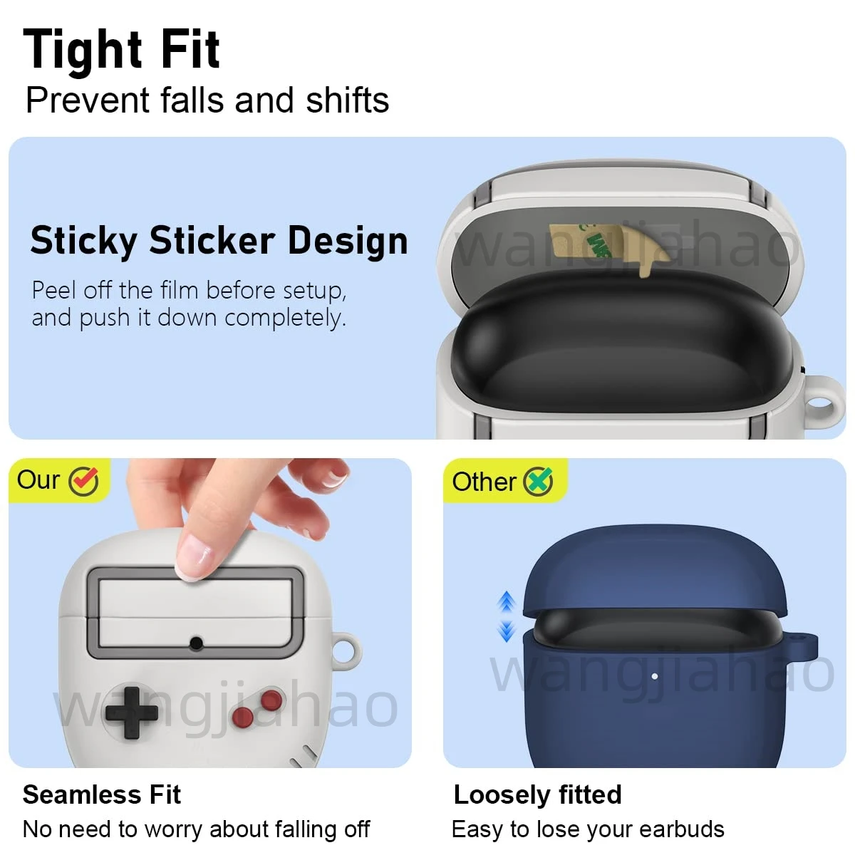 حافظة لهاتف بوس كويتكومفورت ايربادس II ، غطاء حماية ضد الصدمات ، QC ii ، اكسسوارات سيليكون ، 2022