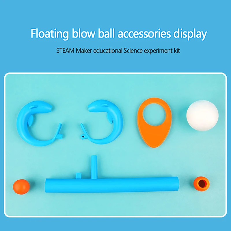 1 conjunto crianças presentes engraçados tubo de plástico soprando bola brinquedos para crianças esportes ao ar livre jogos treinamento equilíbrio aprendizagem adereços