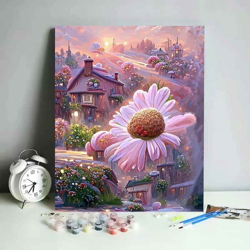 

5233571 Digital oil painting living room decorative painting sofa background wall hanging painting