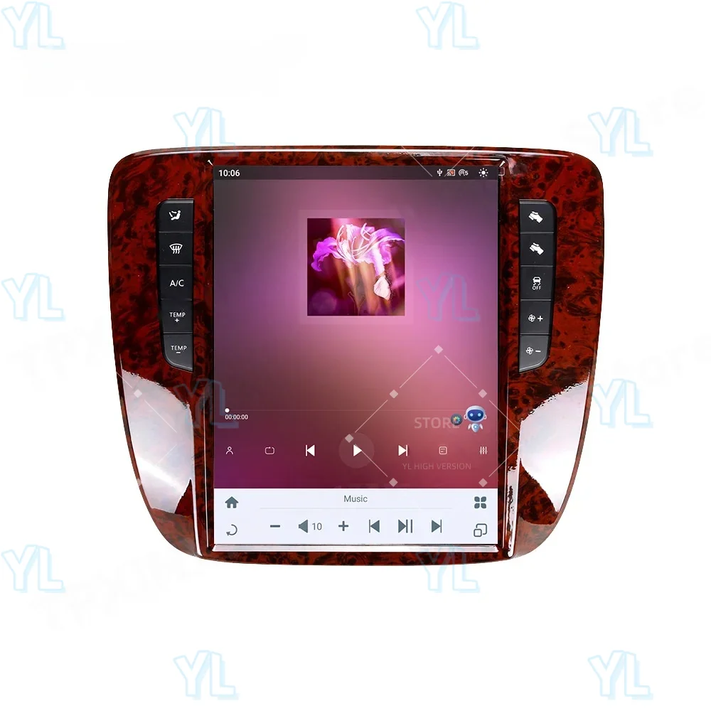 LY ترقية جديدة راديو السيارة أندرويد 13.0 لسيارة تشيفي سوبربان تاهو 2007-2013 Carplay نظام تحديد المواقع والملاحة الوسائط المتعددة فيديو مجموعة رقمية