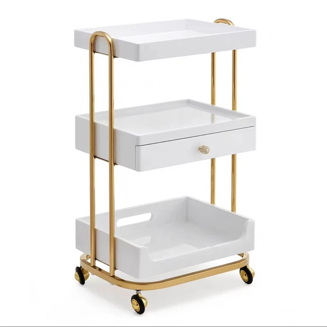 

Hair Salon Trolley Storage Tray Trolley Spa Salon Trolley