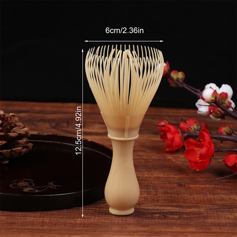 DIY Japanese Ceremony Resin Matcha Practical Powder Whisk Coffee Green Tea Brush Chasen Tool Grinder Brushes Tea Tools-New - view 6