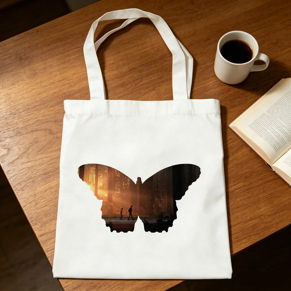 Life Is Strange tote bag shopping torba na zakupy canvas  personnalisable bolsas de tela femme