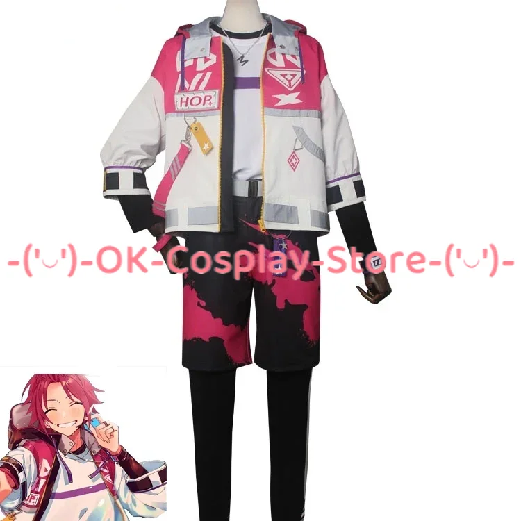 Costume de Cosplay Trickstar Isara Mao, Ensemble de Jeu Stars, Uniformes de Carnaval d'Halloween Imbibés, sur Mesure