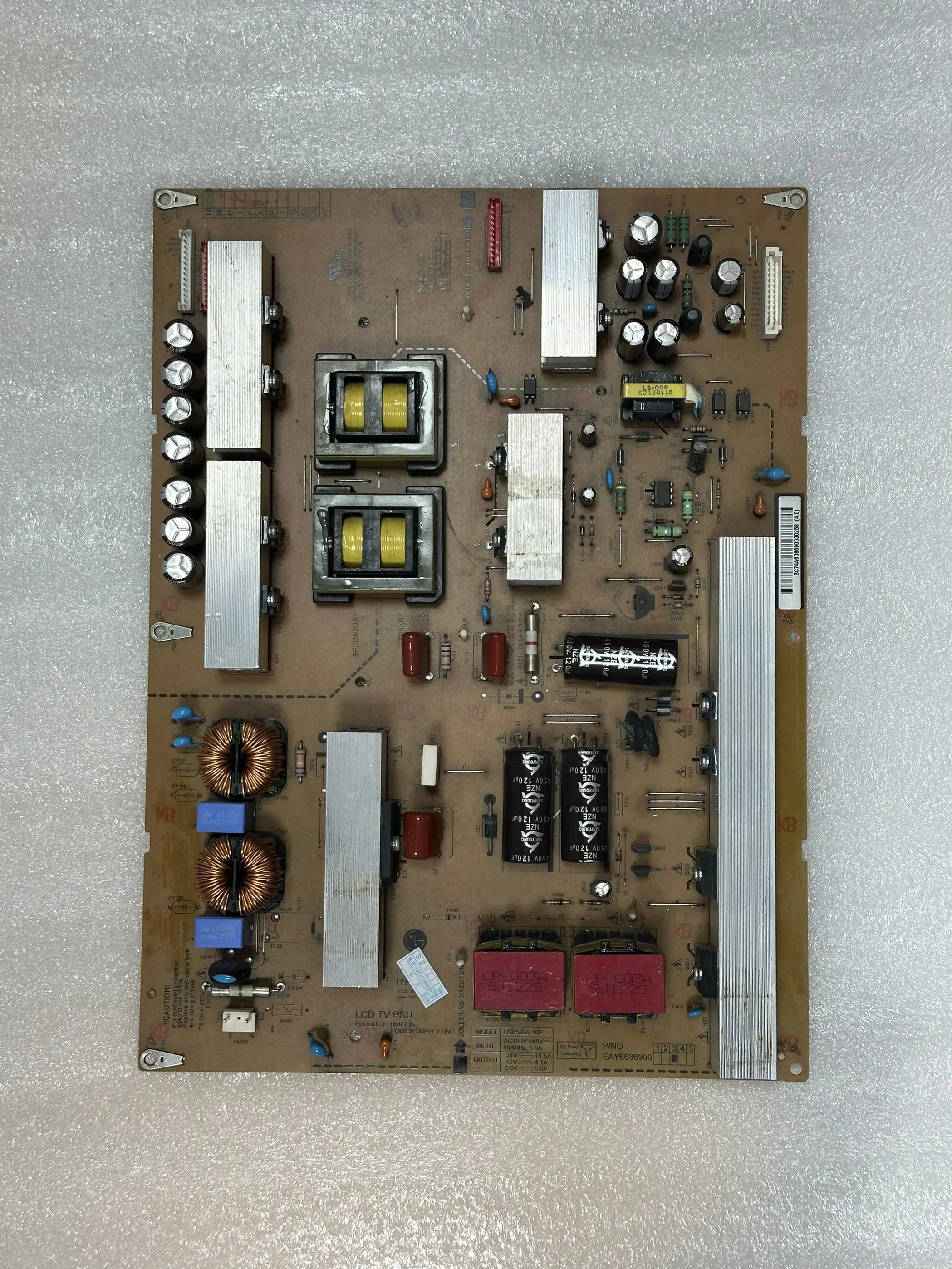 

Original 52LD550-CB power board EAY6086900 LGP5260-10P