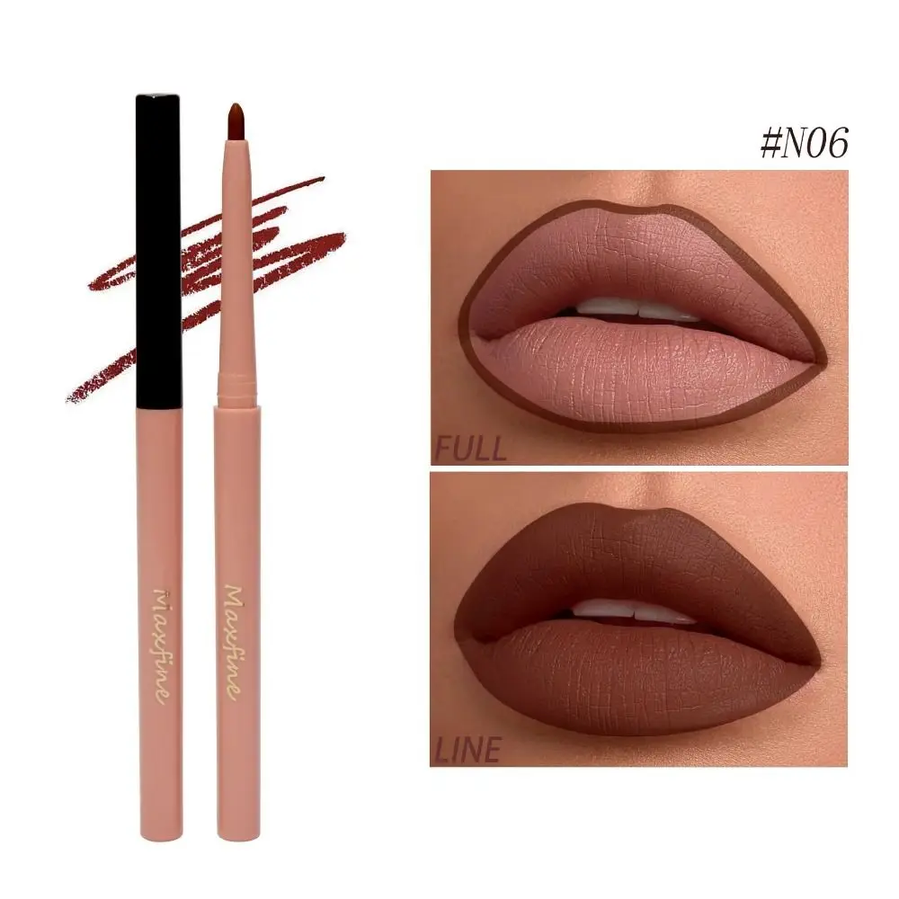 New Waterproof Matte Lipliner Long Lasting Sweatproof Lip Liner Pencils Natural Smooth Matte Lipstick Pencils