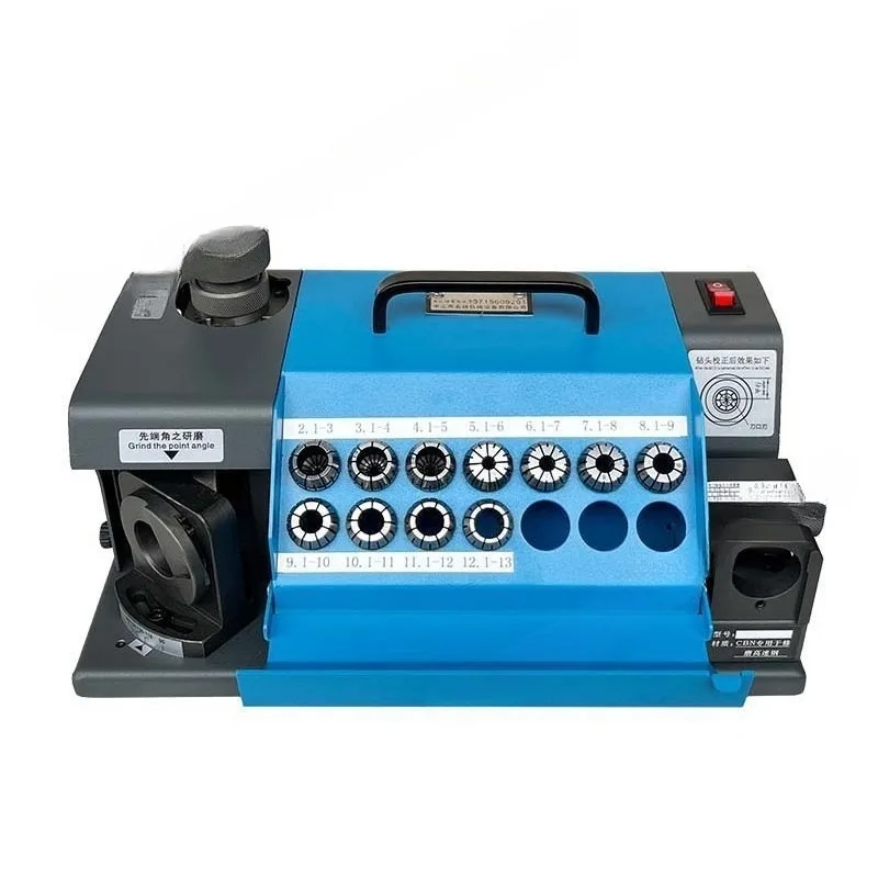 Portable Drill Grinder Machine 3‑13mm Range Electric Twist Drill Bit Sharpening Equipment