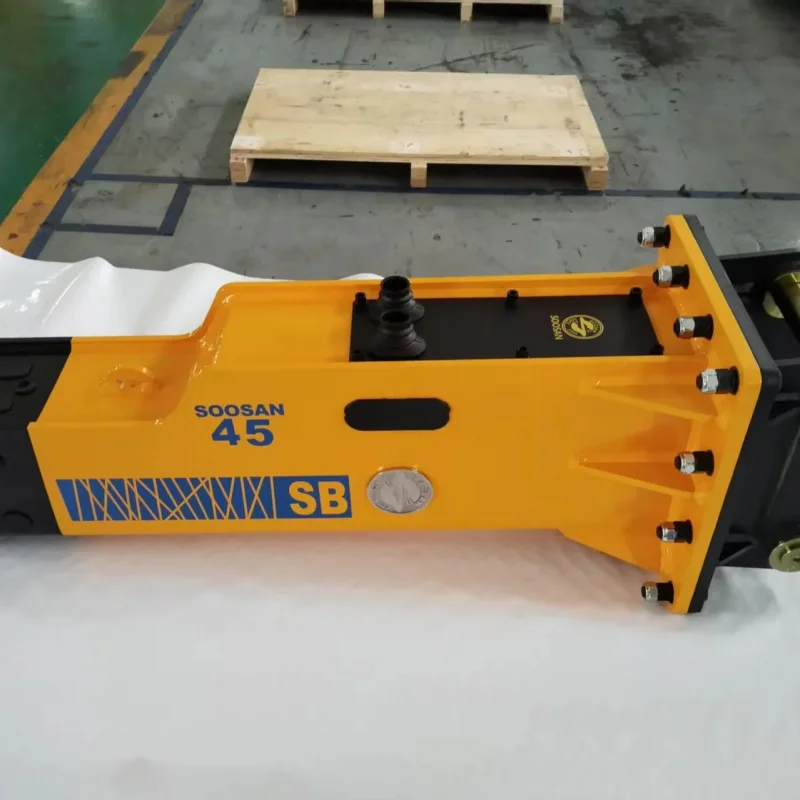 

Brand New SB45 Box Type Hydraulic Breaker 85Mm Hammer Head Diameter Suitable For 7-14 Ton Excavators