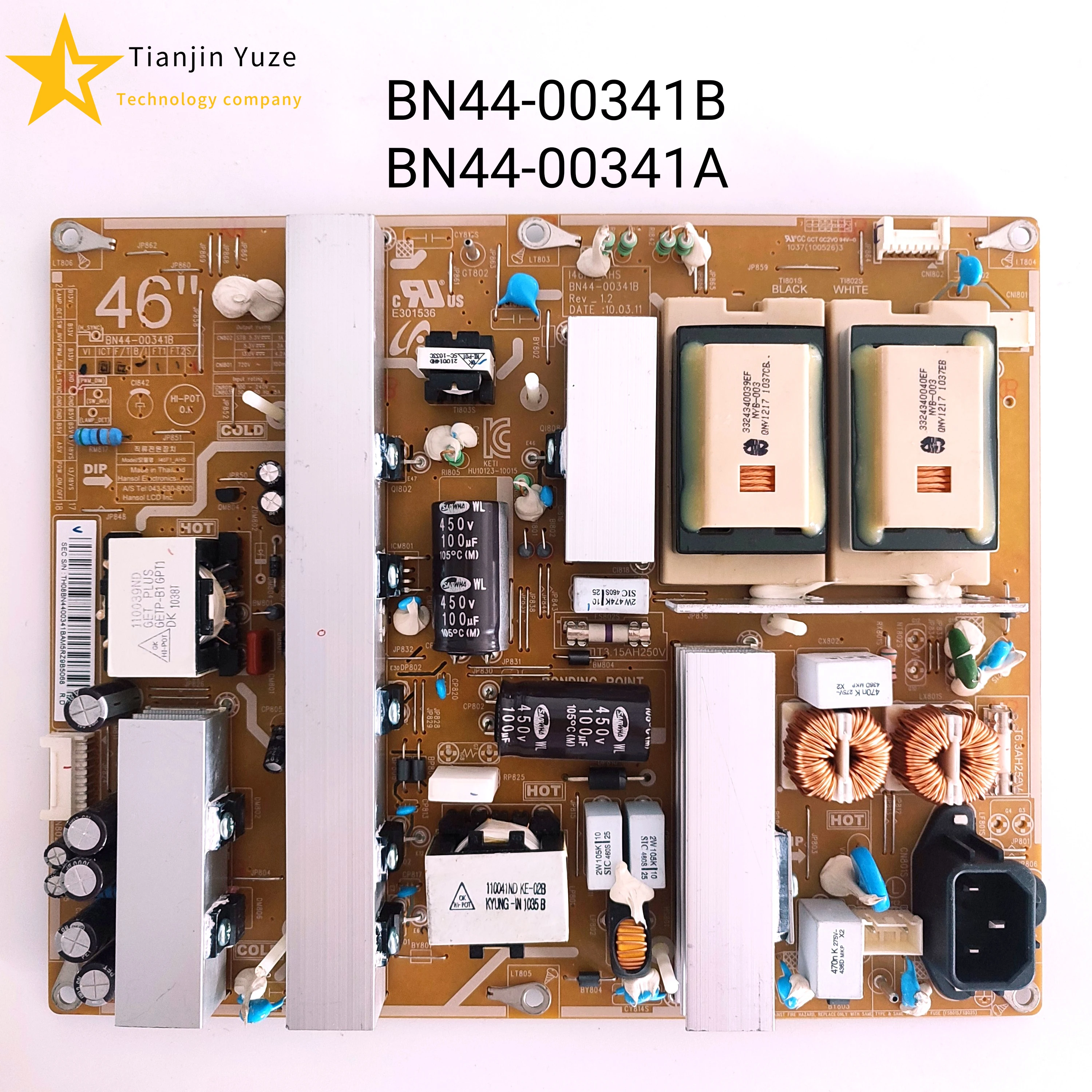 Fonte de alimentação para TV LCD, Inversor Backlight, Original, I46F1 _ AHS, BN44-00341B, BN44-00341A, LN55C630K1F, LN46C630, LE46C530F1W, 46 Polegada