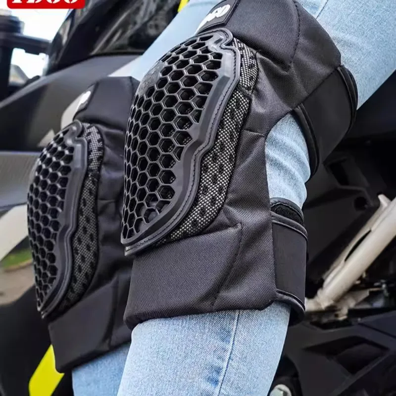 

Lightweight Sleeve Ice silk Motocross Elbow Guards Knee Pads leg Protective for Enduro Racing UV Sunscreen Gear Fabric Equipment