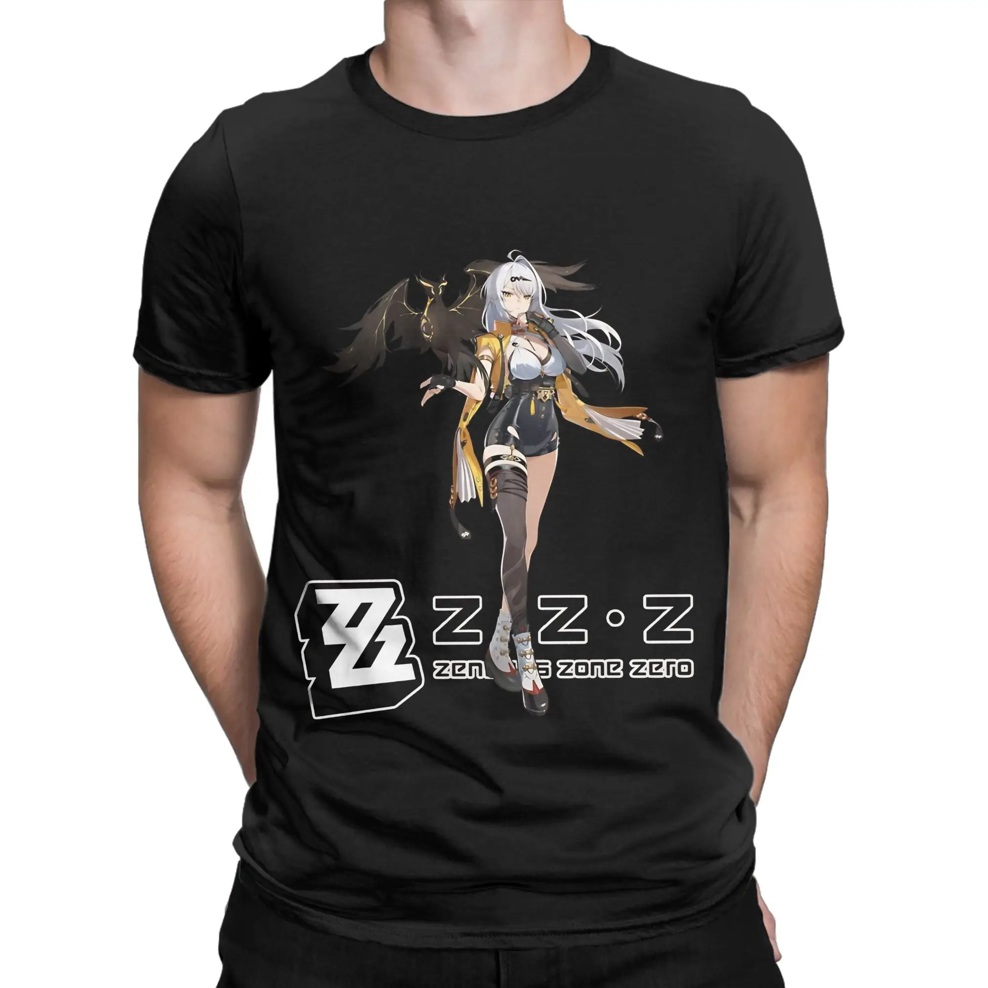 YIXUAN from ZENLESS ZONE ZERO Classic Shirt Funny 100% Cotton T-Shirt Zenless Zone Zero Tees Tops For Men