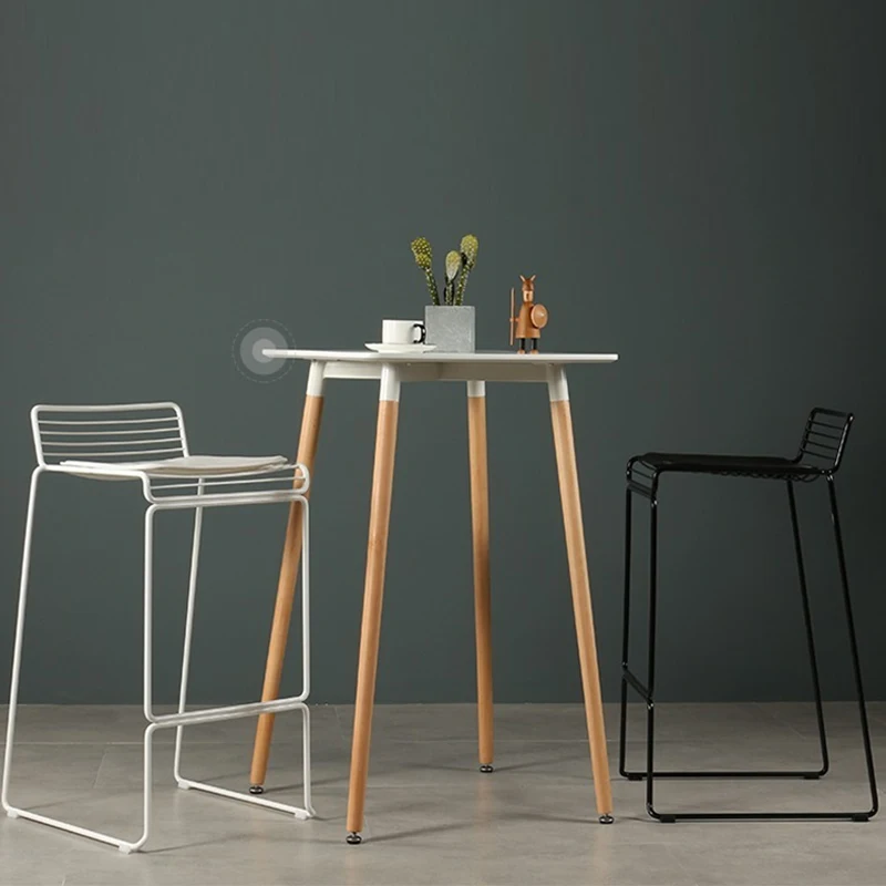 # Industrial Style One-Piece Metal Bar Stools-Stackable Space-Saving Commercial Use For Hotel Dining Basement