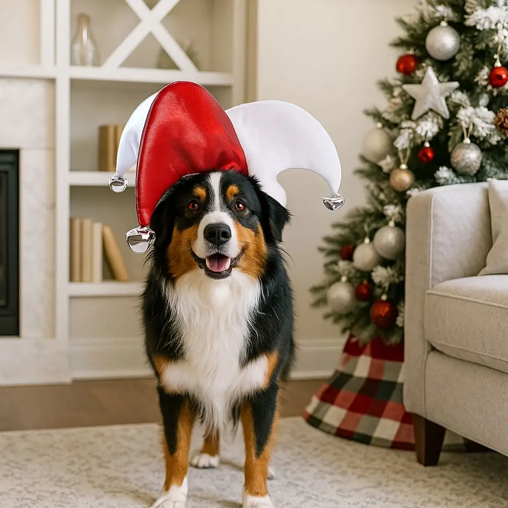 

Pet Supplies Cute Pet Joker Hat Adjustable Breathable Pet Dog Clown Hat Creative Dog Party Hat Photos Props