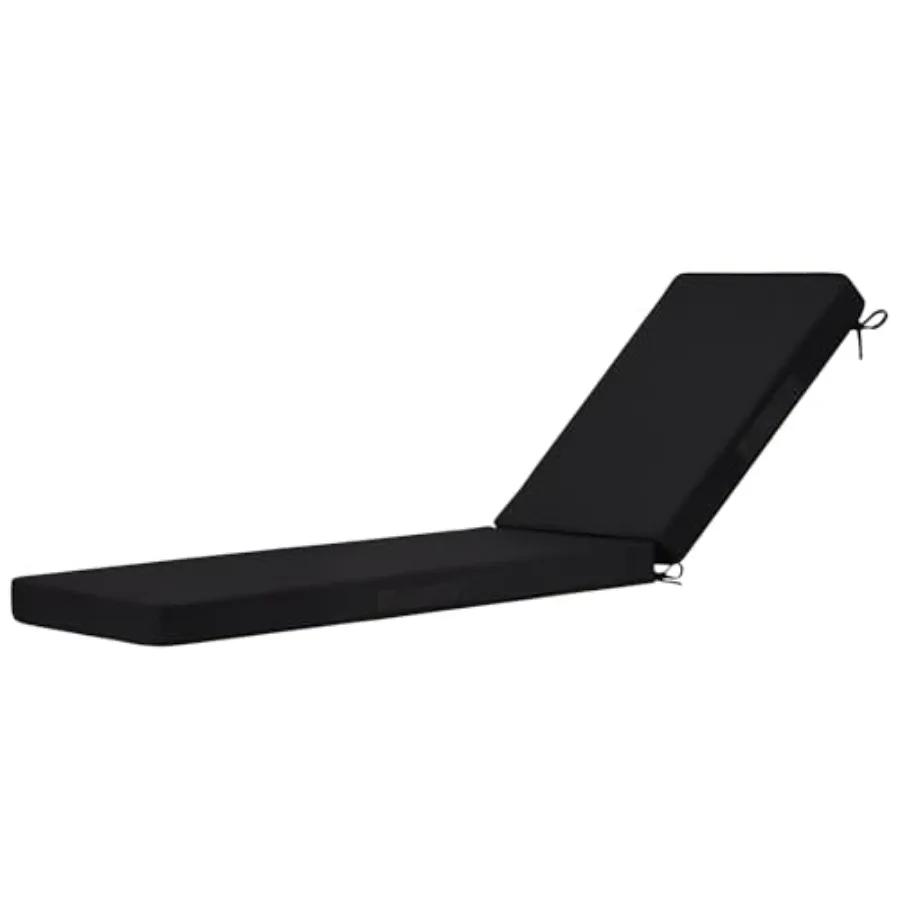 

Подушки для шезлонгов уличные 72"x21"x3" водонепроницаемые, с съемным чехлом, для патио и улицы
