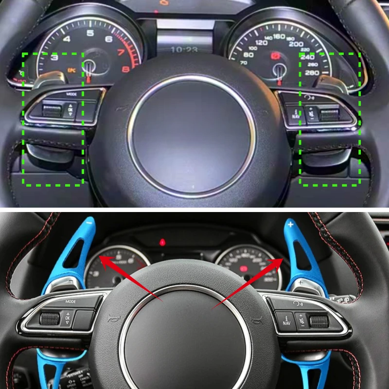 

For Audi A5 coupe S3 cabriolet S5 RS3 RS6 Avant RS7 Sportback SQ5 Quattro Sline Steering Wheel DSG Shift Paddle