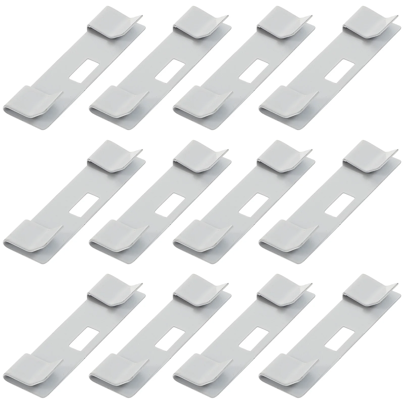 

12Pcs Window Curtain Metal Clips Vertical Blind Replacement Slat Repair Fixer Metal Slats Repair Parts