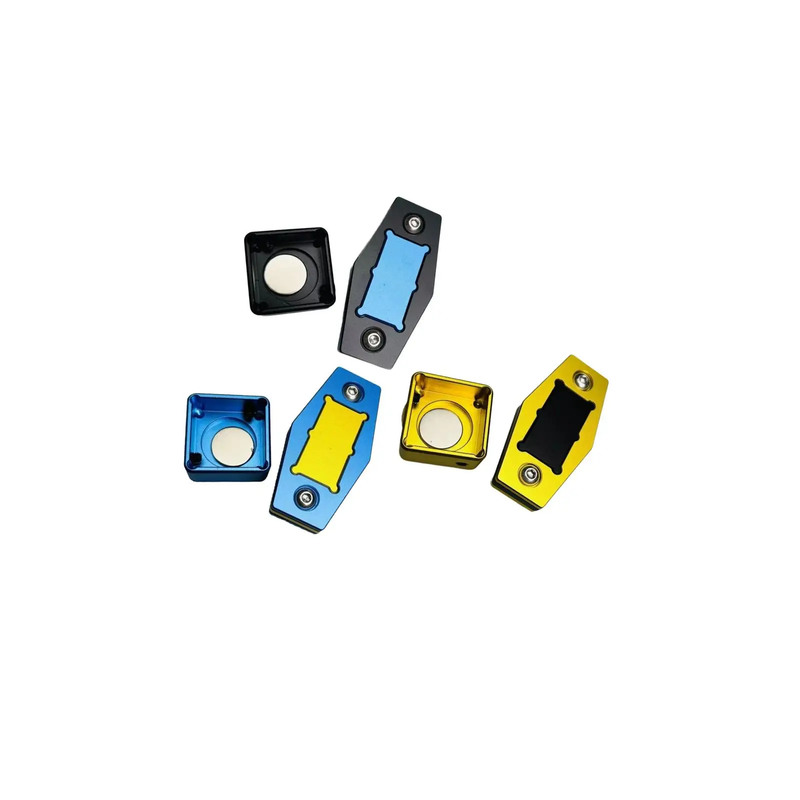 

Magnetic Billiard Chalk Holder with Clip Aluminum Alloy Mini Pool Cue Case Snooker Table Accessory for Easy Game Play