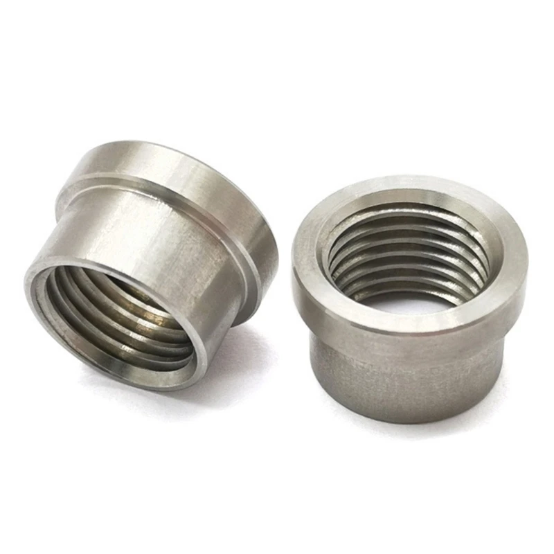 Oxygen Bung Female Thread 304 Stainless Steel Exhaust Pipe Mount for Car Motorcycle Repair Tasks