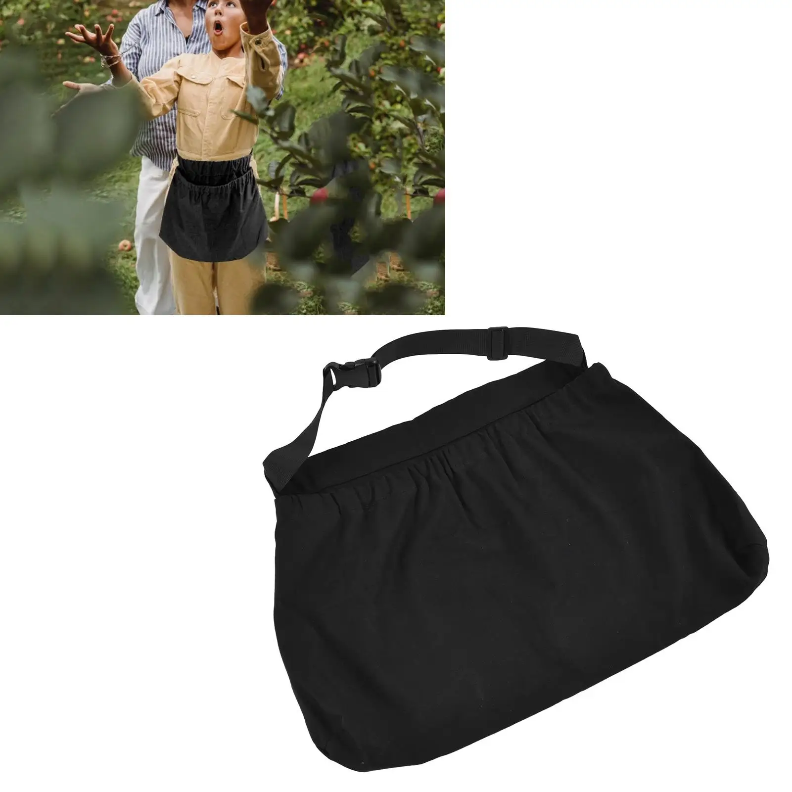 Foldable Fruit Picking Bag - Compact, Wear-Resistant, Waist-Hanging Design for Convenient for outdoor Gardening