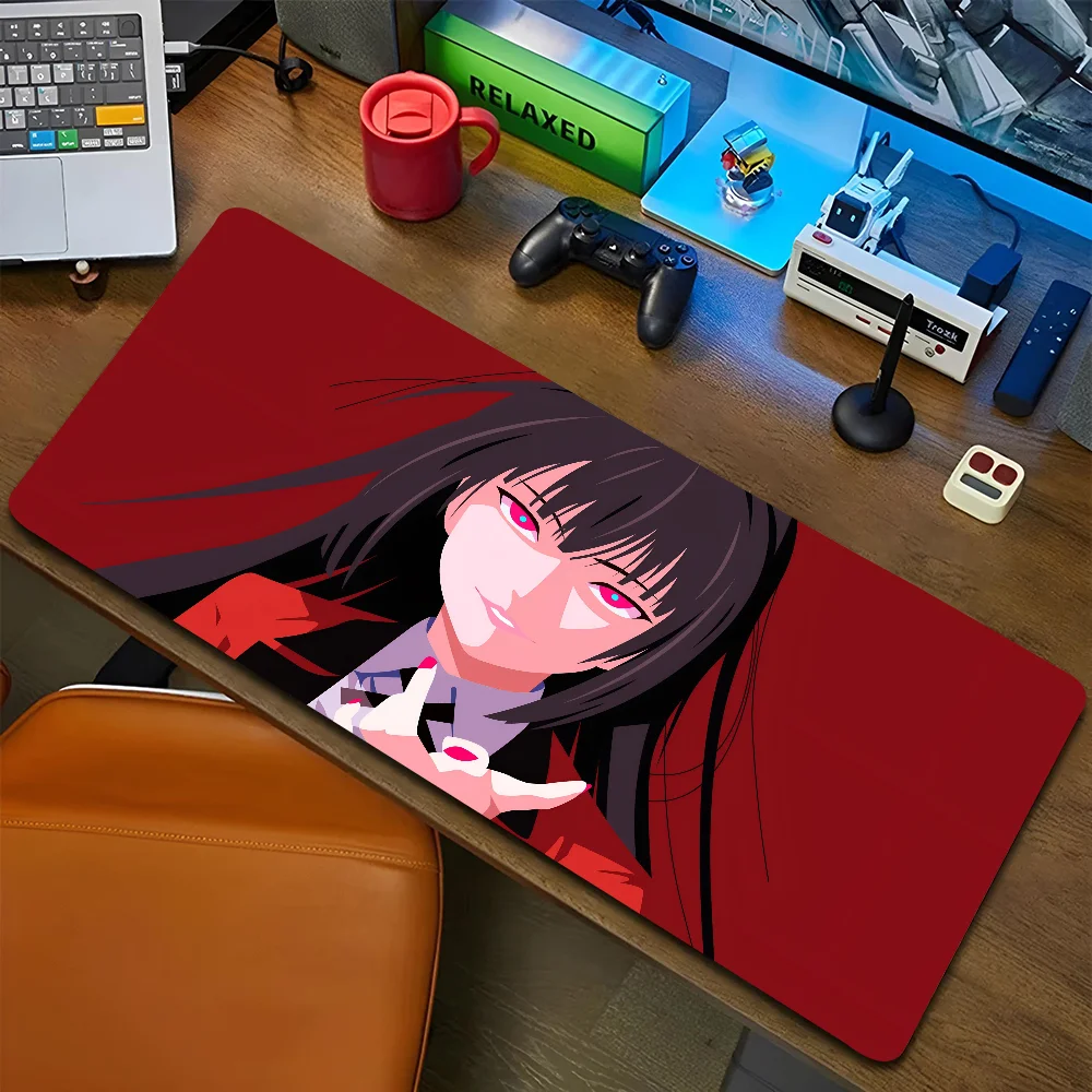 1pc hot anime cool Jabami Yumeko Non-slip Mouse Pad Suitable For Office Computers Laptops E-sports Game Desk Mats XXL Keyboard