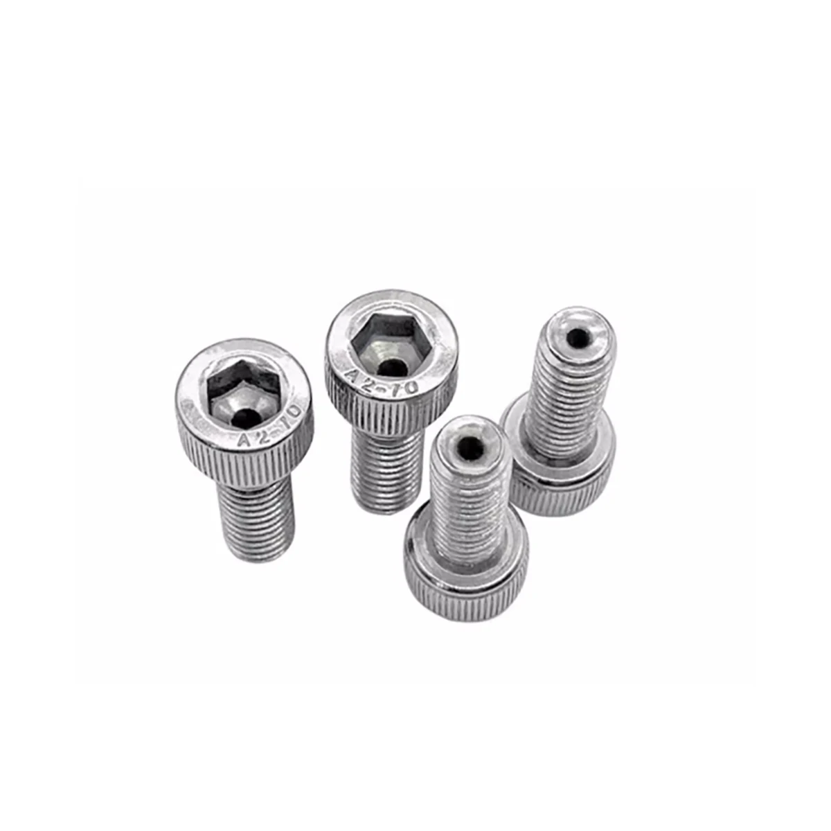 

304 SS Cup Head Inner Hexagonal Hollow Hole Exhaust Screw Cylindrical Head Vacuum Through Hole Mask Machine Threading Bolt M4-M6