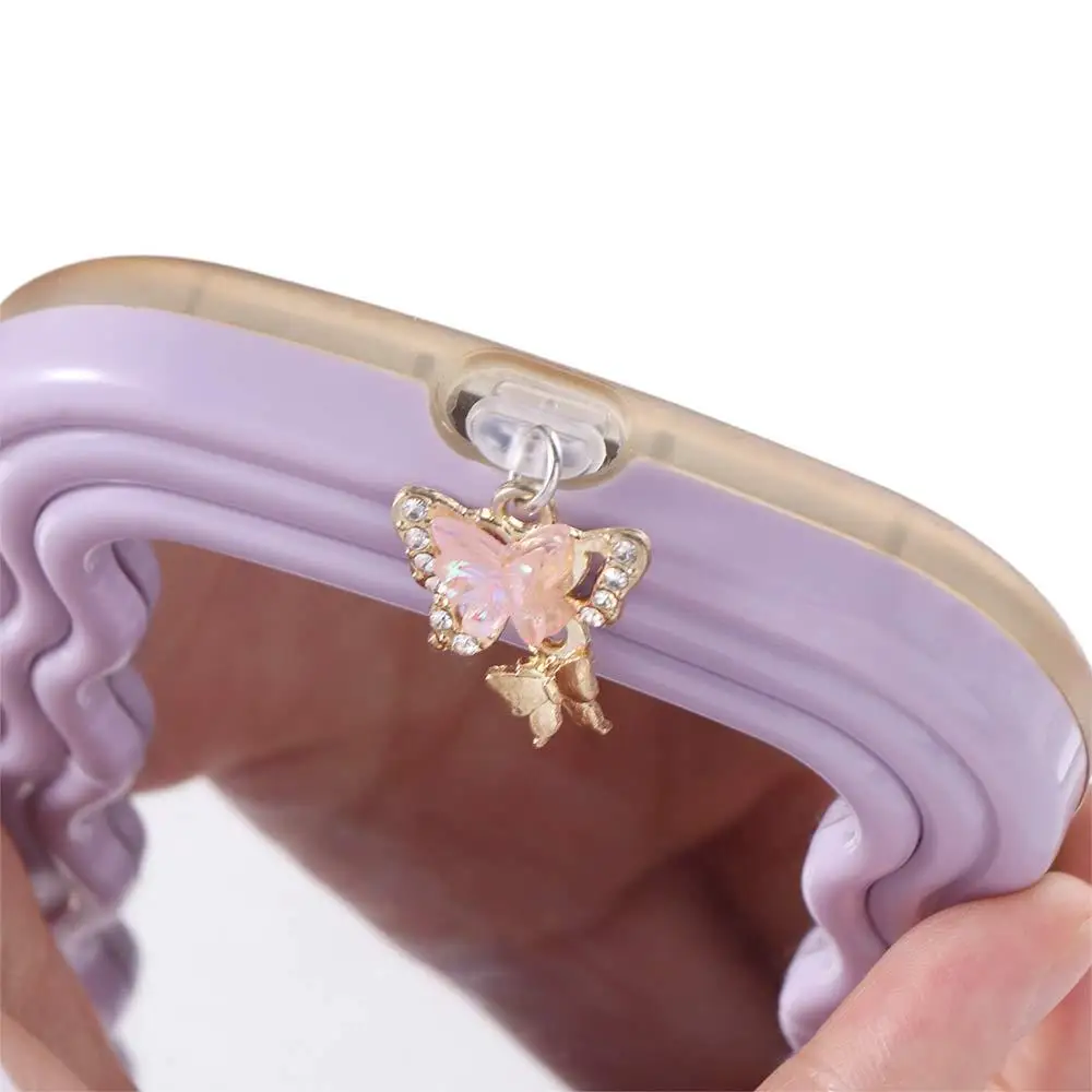 

Type-C Metal Butterfly Phone Dust Plug Anti-Dust Dustproof Butterfly Charge Port Anti Dust Plug Gold Silver