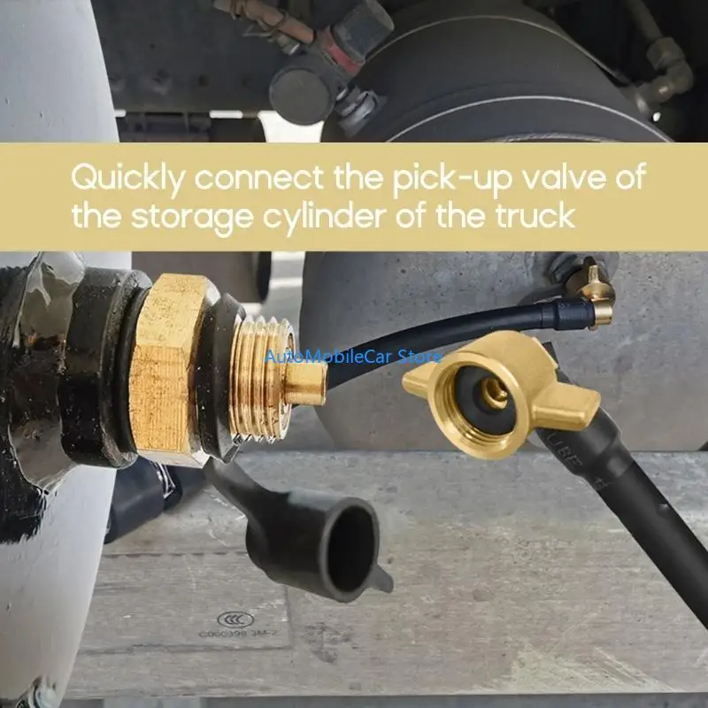 G8TE 6/8-inch Air Air Connector Connecting Pipe Truck Air Pipe Dust Blowing Pipe for Truck Trailer Air