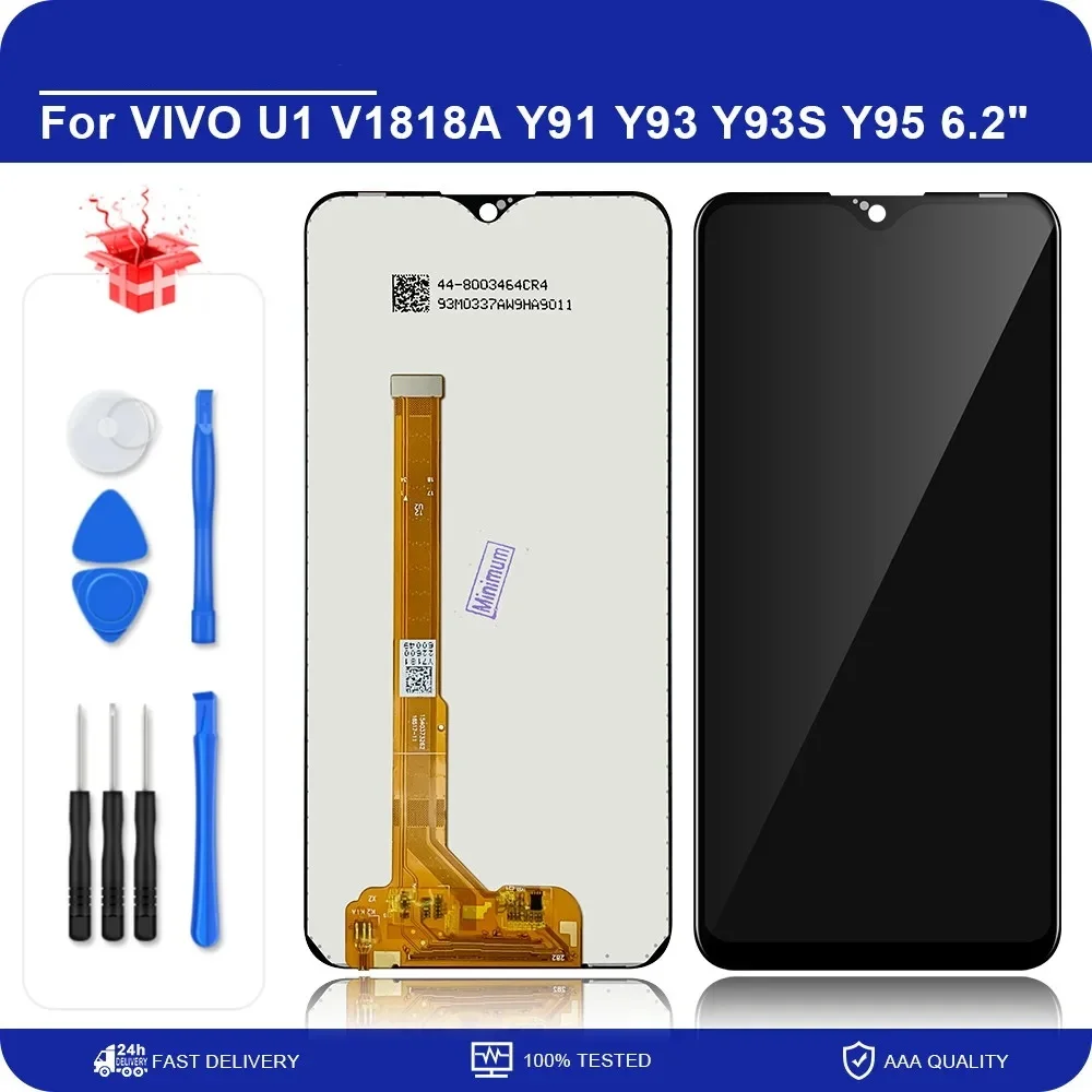 6.2\'\' For Vivo Y1s Y90 Y91 Y91i Y91C Y93 Y93s LCD Display Touch Screen Digitizer Assembly Replacement Parts For Vivo U1