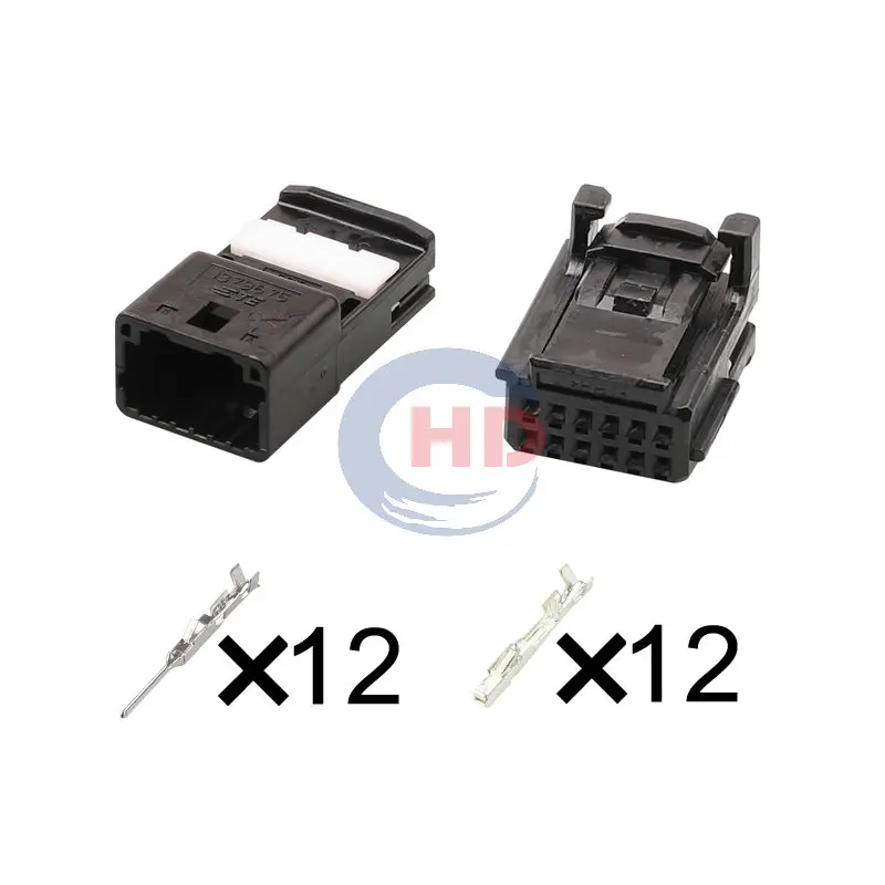 

1-20 sets 12 Pin auto wiring harness plug cable electric plug connector 1379675-1 1379662-1
