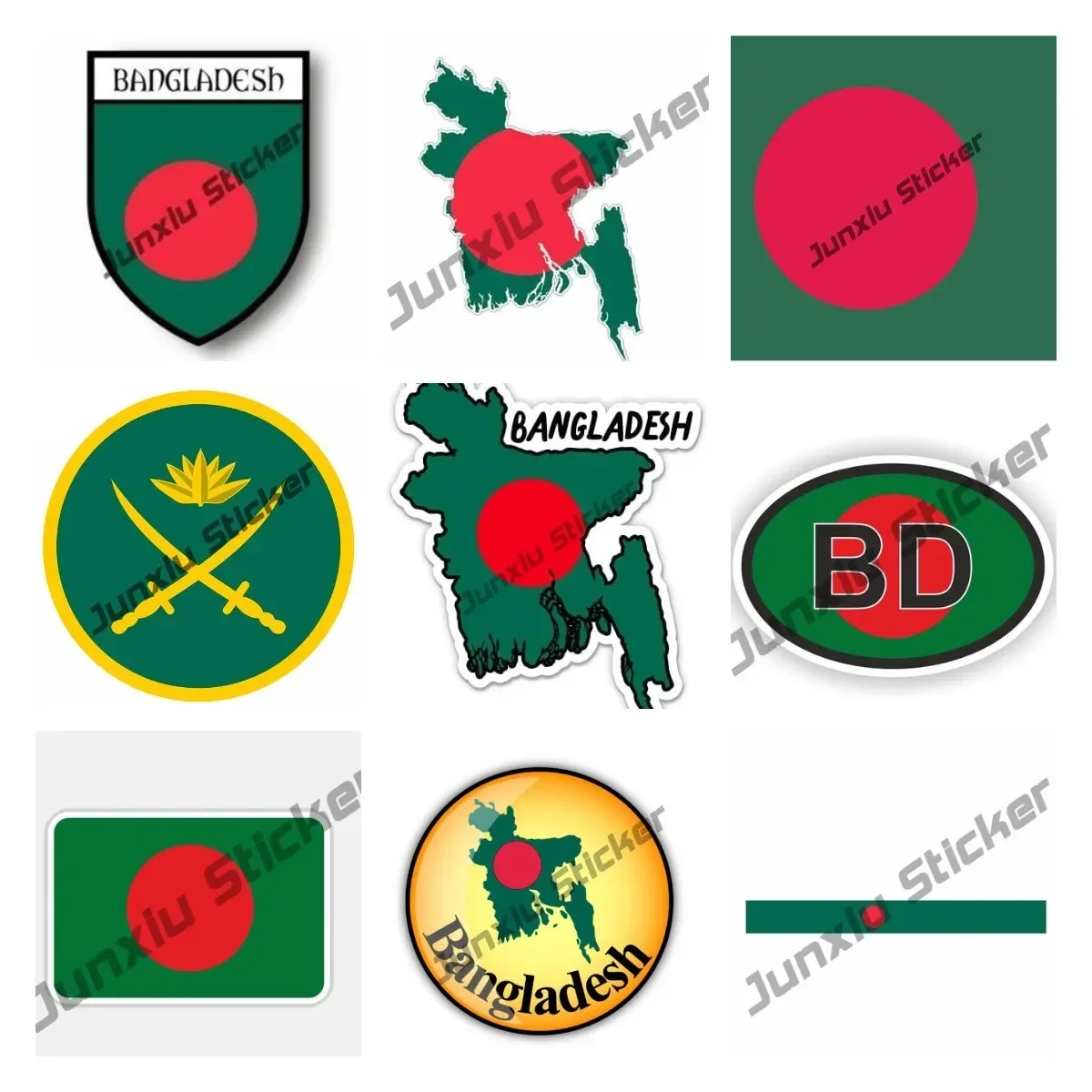 

Bangladesh Map Vinyl Sticker Accessories Bangladesh Flag Car Styling Vinyl Decal for Car Window Laptop Notebook Waterproof Decor