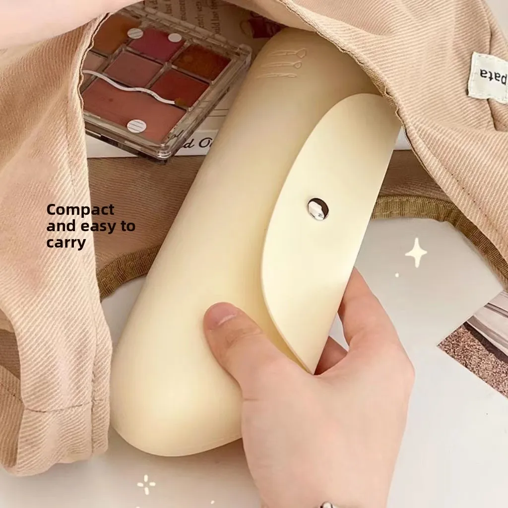 Reismake-upborstelhouder Siliconen cosmetische penselen Tas Make-up sponskoffer Draagbare waterdichte make-uptools voor dames Meisjes