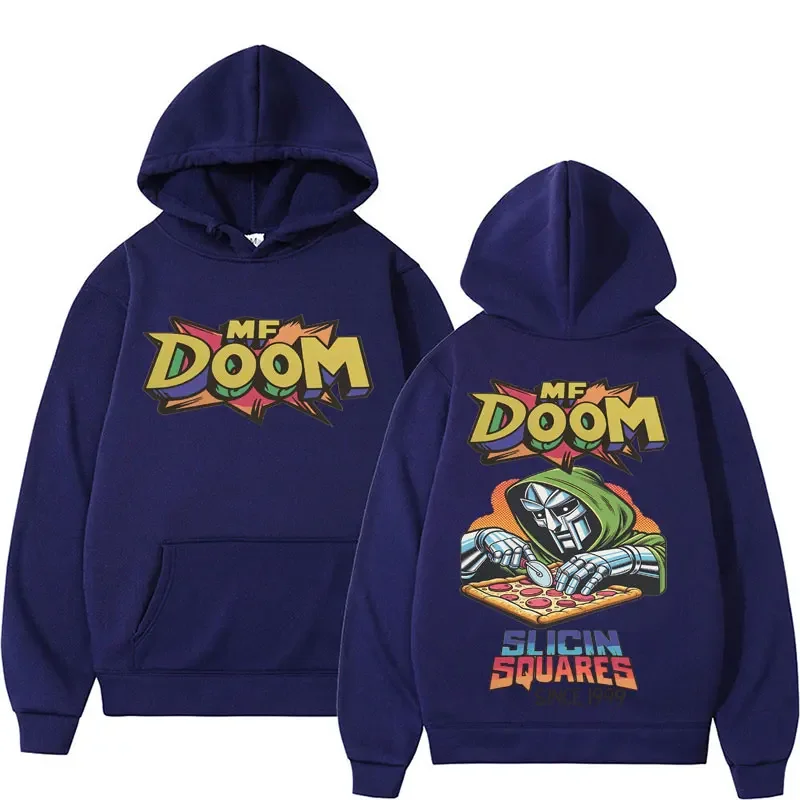 2025 البوب مغني الراب MF DOOM هوديي ريترو ستايل الهيب هوب الرجال هوديي المألوف ملابس رياضية كاجوال Harajuku الشارع الشهير
